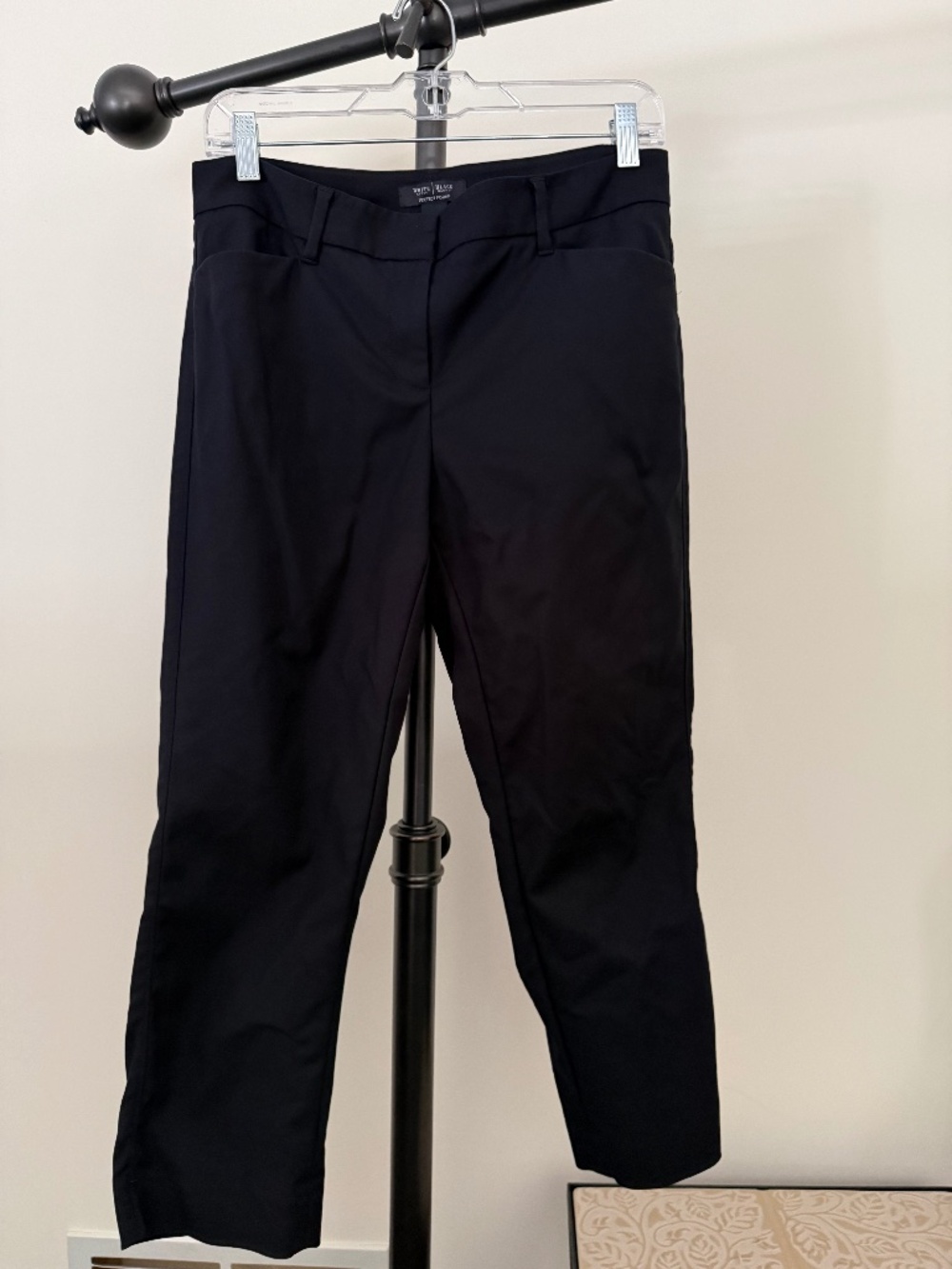White House Black Market Comfort Stretch Ankle Pants Black